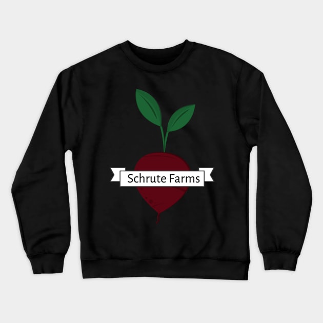 schrute farms logo Crewneck Sweatshirt by Lindseysdesigns